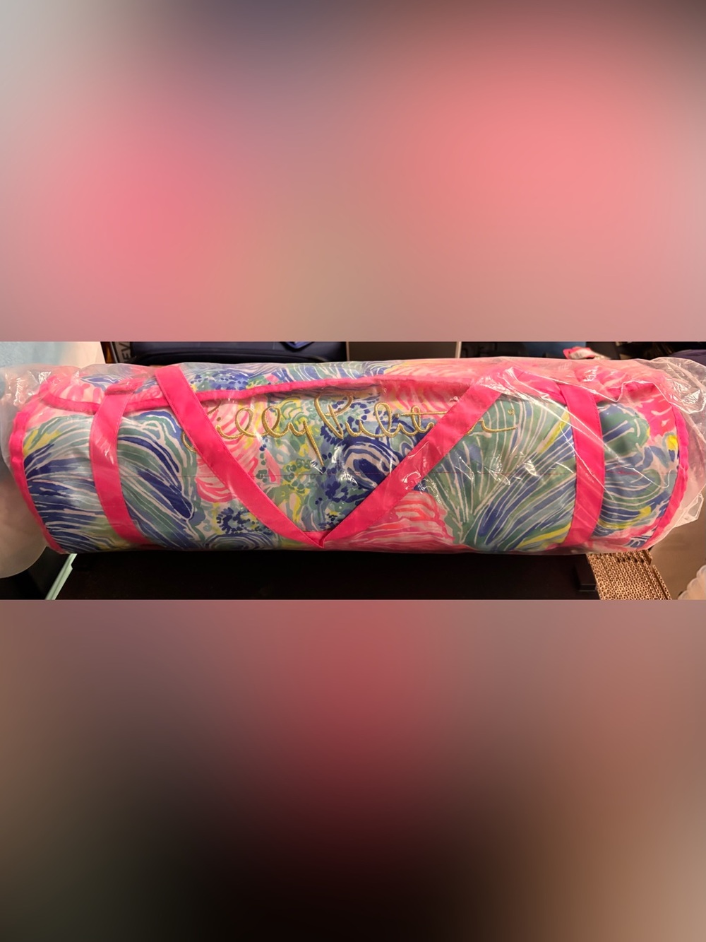 NWT Lilly Pulitzer Splash into Summer Beach Roll Mat
